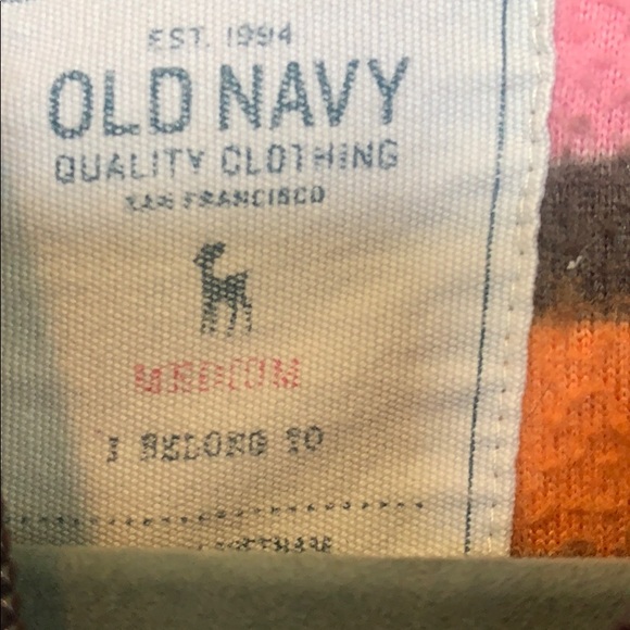 Old Navy Striped Velour Hooded Zip Up Jacket Girl's Size Medium - Picture 2 of 3